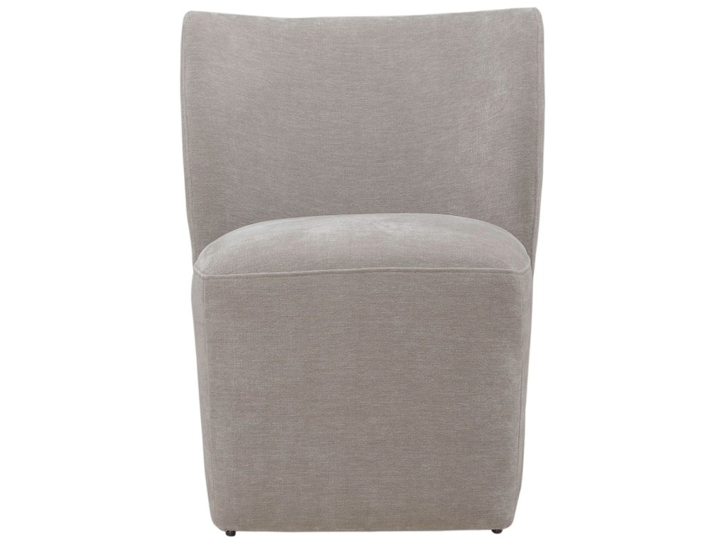 Accent Dining Chair w/ Casters - Truffle - image 4