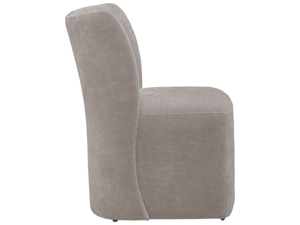 Accent Dining Chair w/ Casters - Truffle - image 5