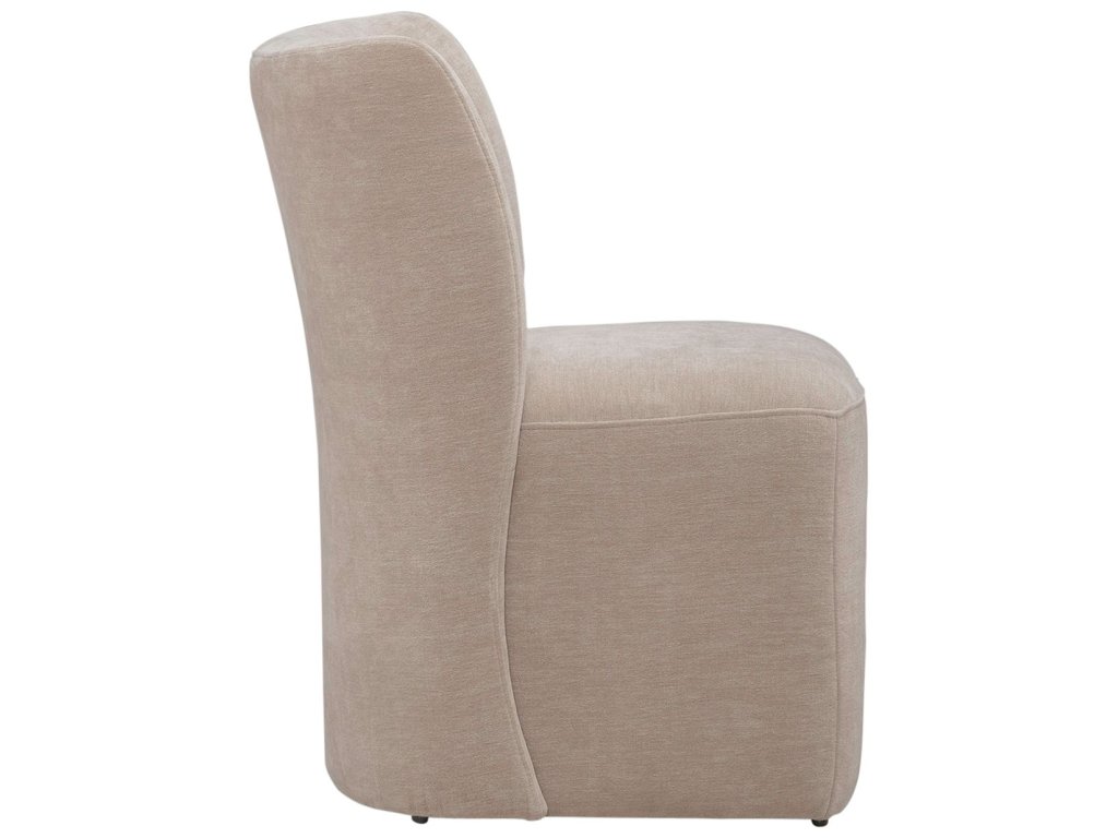 Accent Dining Chair w/ Casters - Wicker - image 4
