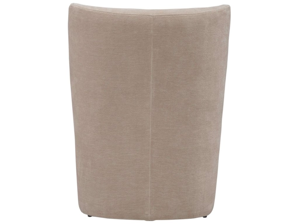 Accent Dining Chair w/ Casters - Wicker - image 5