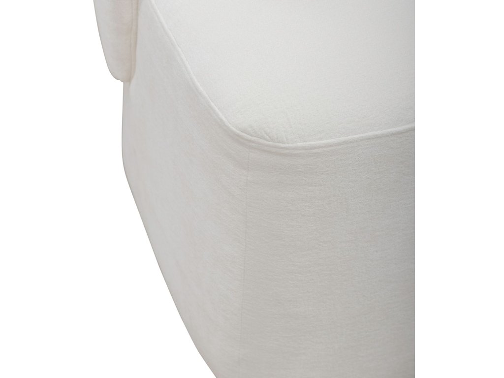Accent Dining Chair w/ Casters - Ivory - image 10