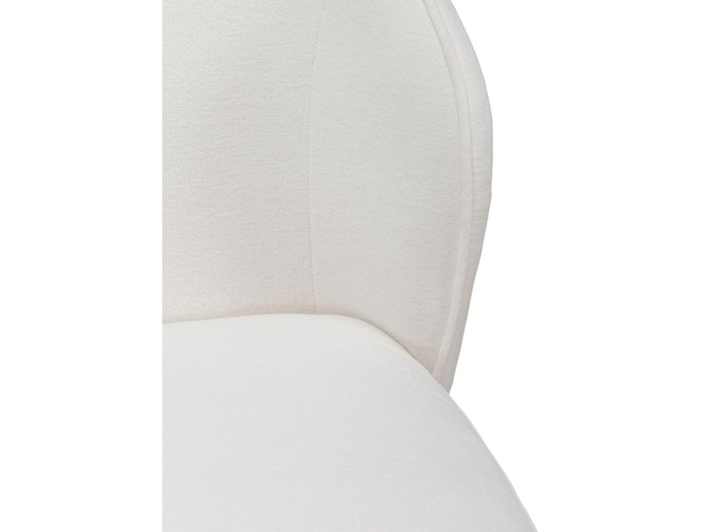 Accent Dining Chair w/ Casters - Ivory - image 8