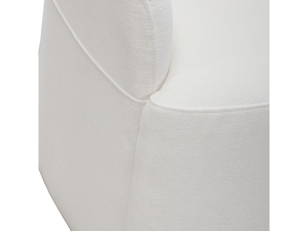 Accent Dining Chair w/ Casters - Ivory - image 12