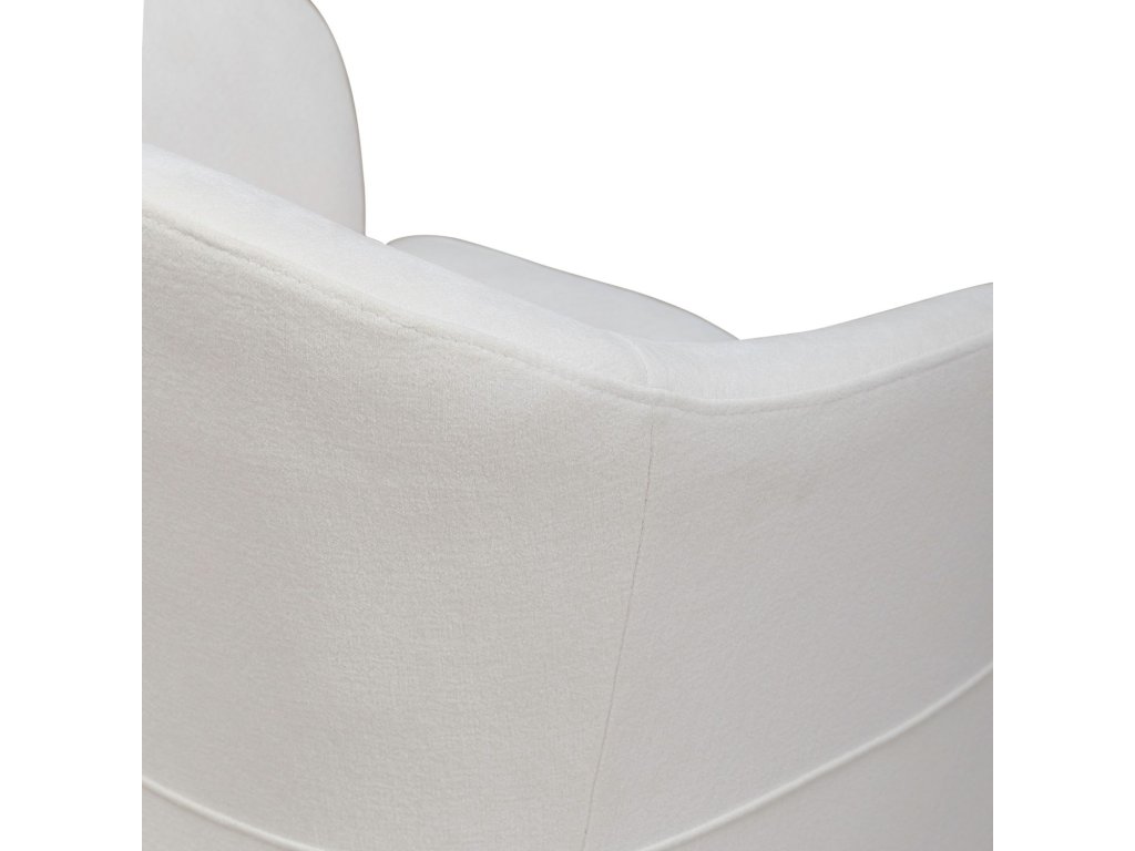 Accent Dining Chair w/ Casters - Ivory - image 8