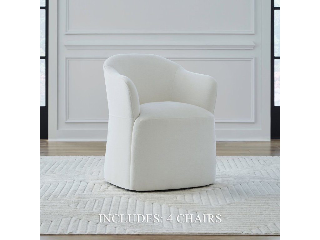Ivory Accent Dining Chairs - Set of 4 - main image