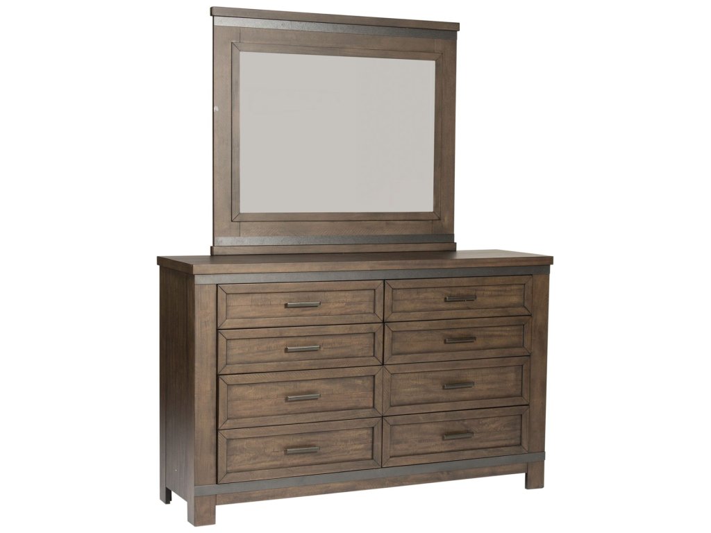 Queen Two Sided Storage Bed, Dresser & Mirror, Night Stand - image 2