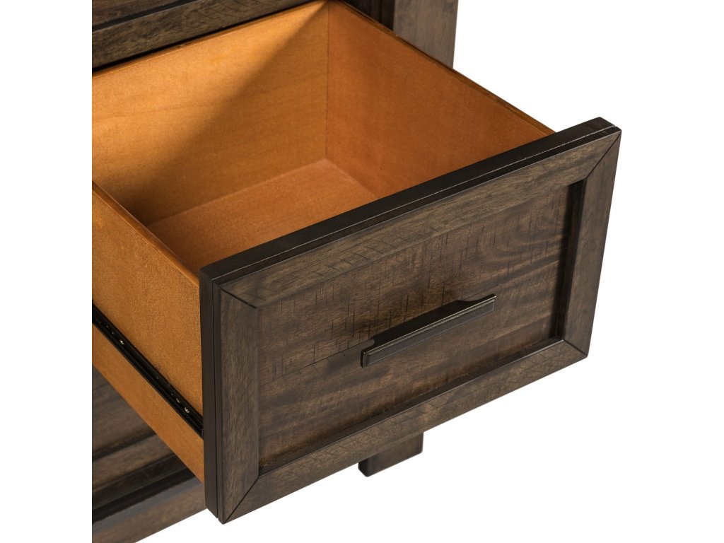 Queen Two Sided Storage Bed, Dresser & Mirror, Night Stand - image 5