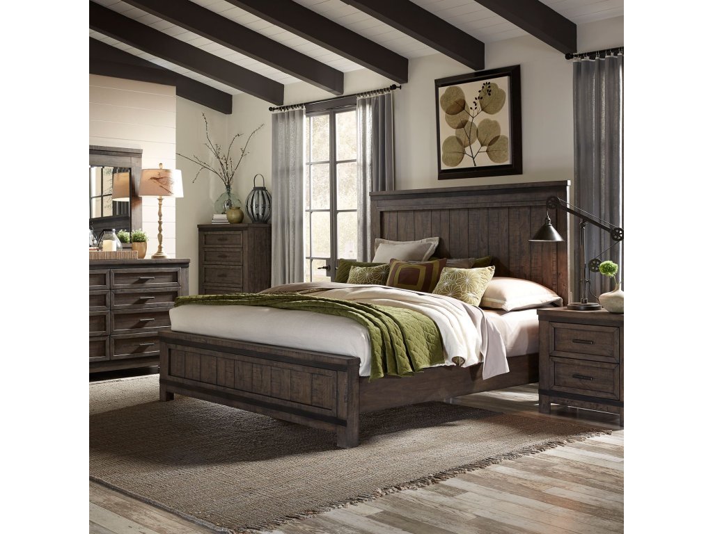 Queen Panel Bed, Dresser & Mirror, Chest, Night Stand - main image