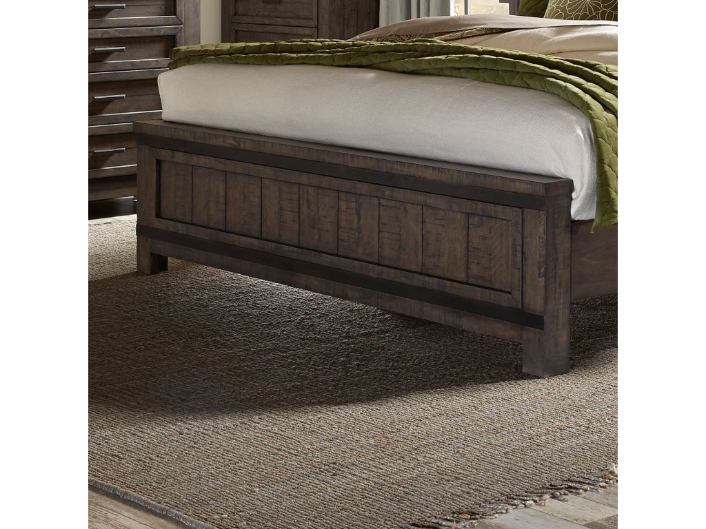 Queen Panel Bed, Dresser & Mirror - image 4