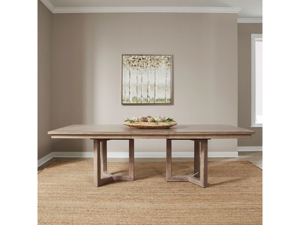 5 Piece Double Pedestal Table Set - image 3