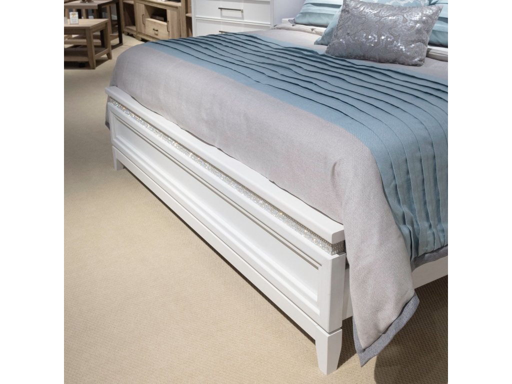 King California Uph Bed, Dresser & Mirror, Chest - image 2