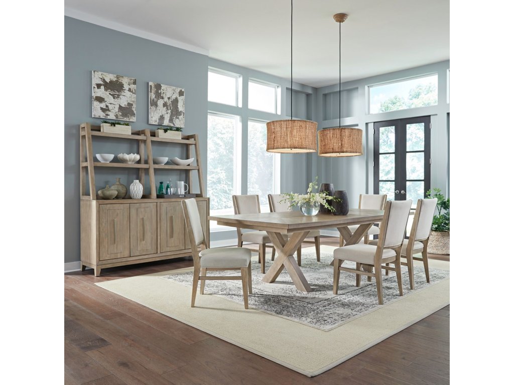 7 Piece Double Pedestal Table Set - main image
