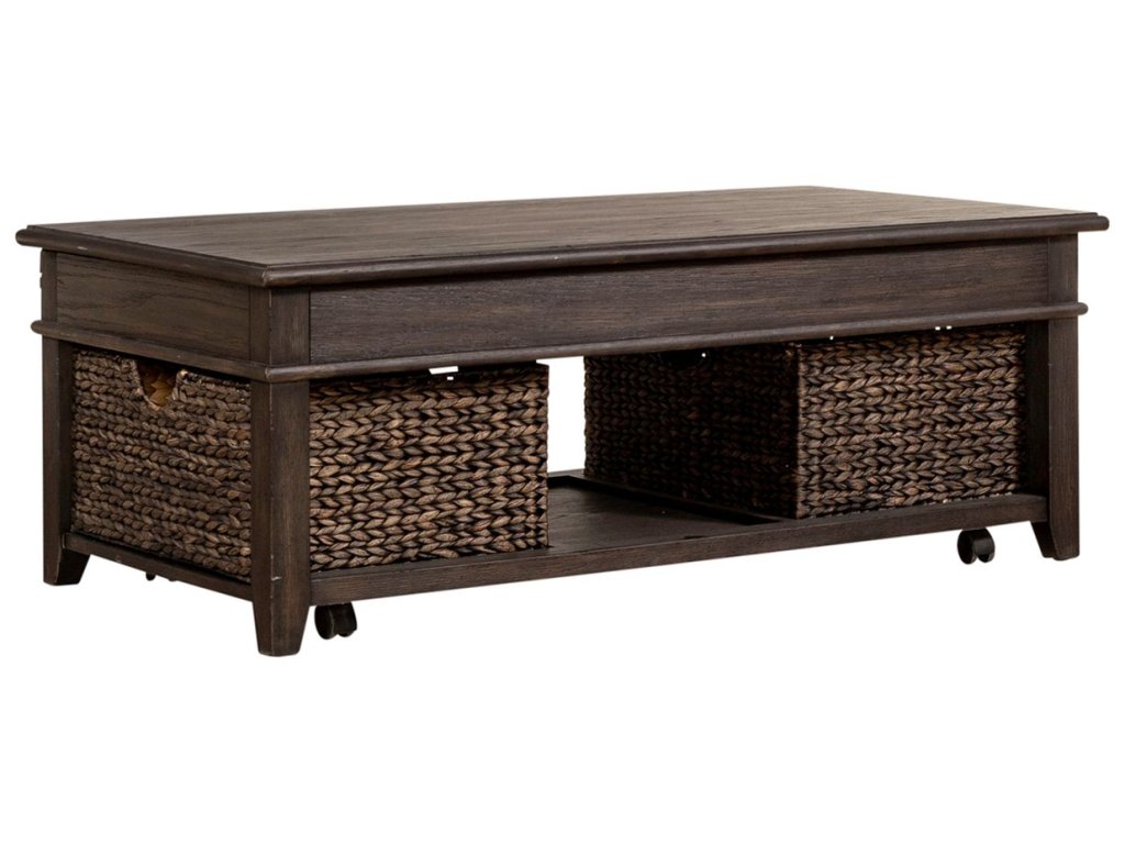 Lift Top Cocktail Table - image 1