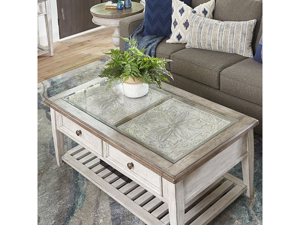 Rect Ceiling Tile Cocktail Table - image 10