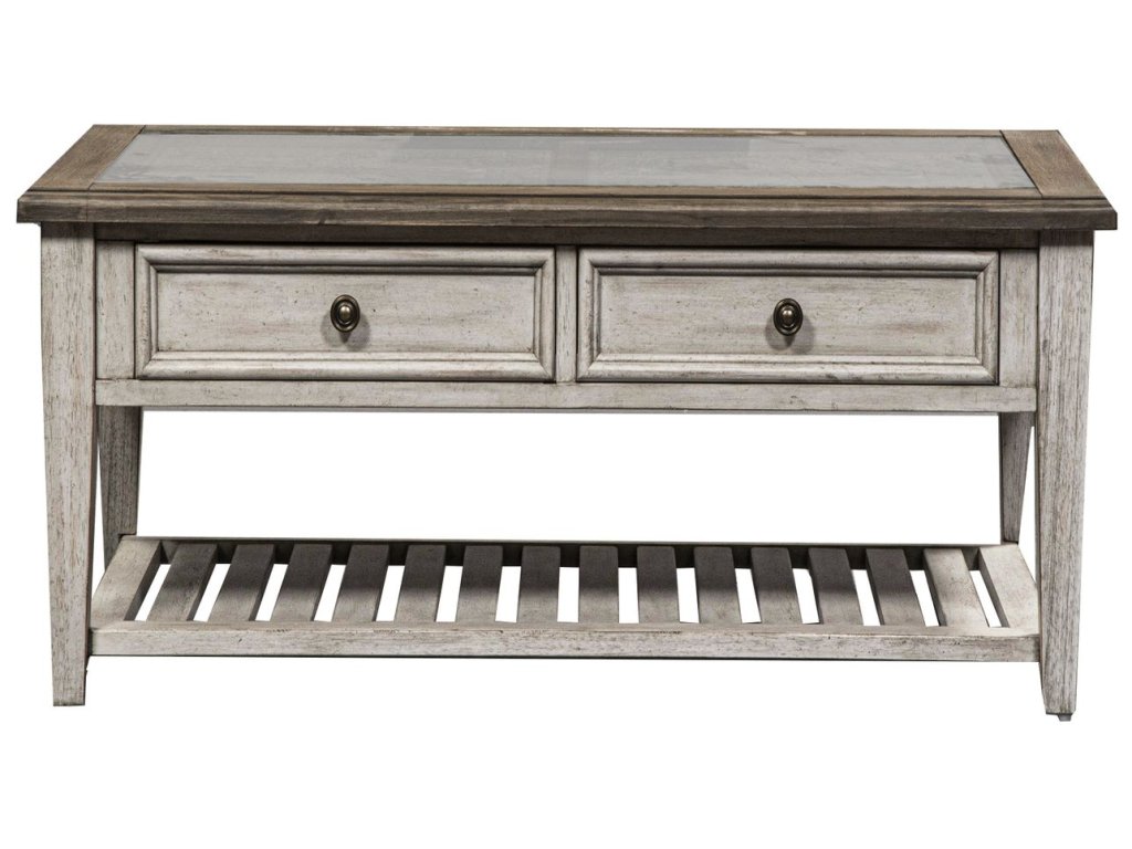 Rect Ceiling Tile Cocktail Table - image 1
