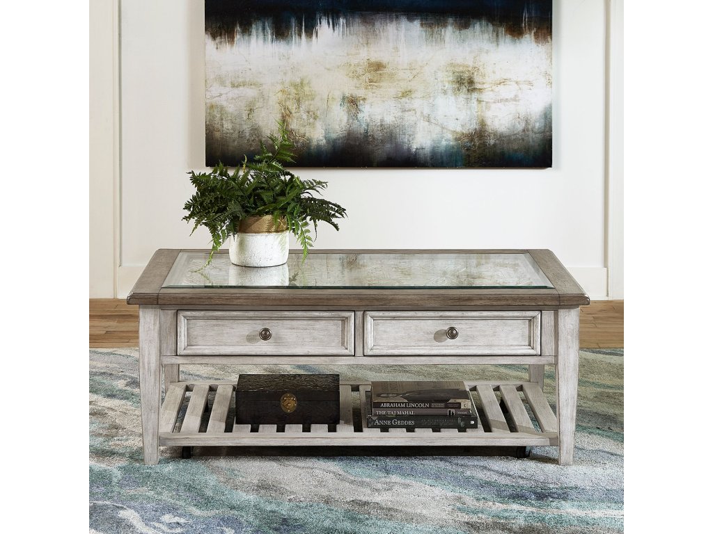 Rect Ceiling Tile Cocktail Table - main image