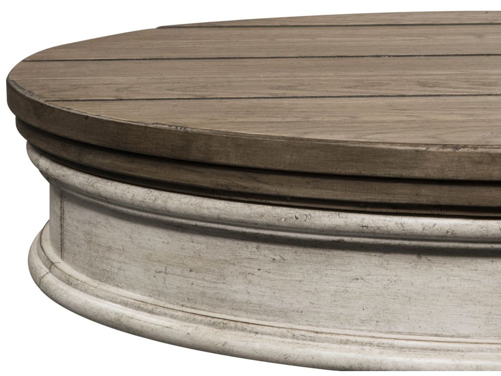 Round Pedestal Chair Side Table - image 5