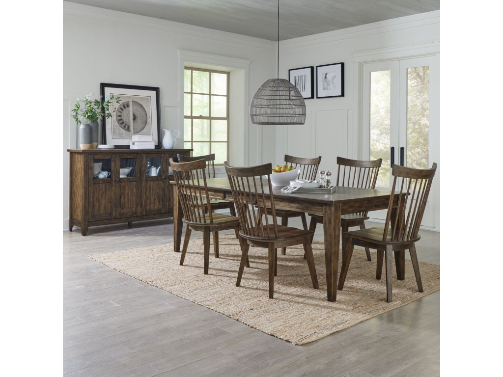 7 Piece Rectangular Table Set - main image