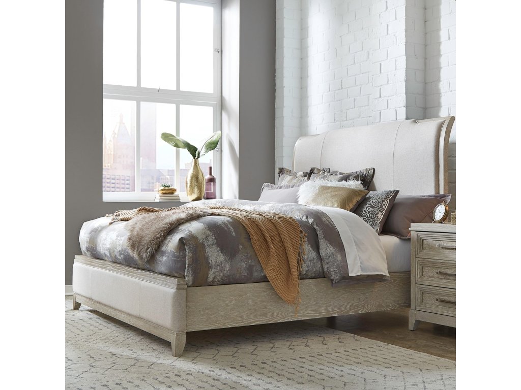 King California Upholstered Bed - main image