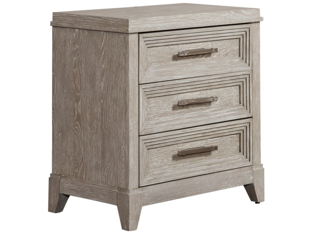 King Uph Bed, Dresser & Mirror, Night Stand - image 3