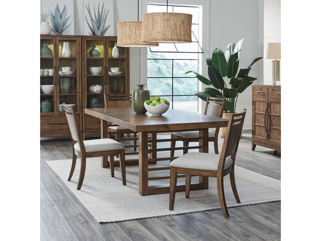 Opt 5 Piece Double Pedestal Table Set - main image