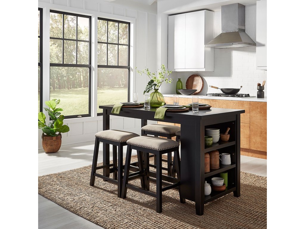 5 Piece Counter Set - Black - main image