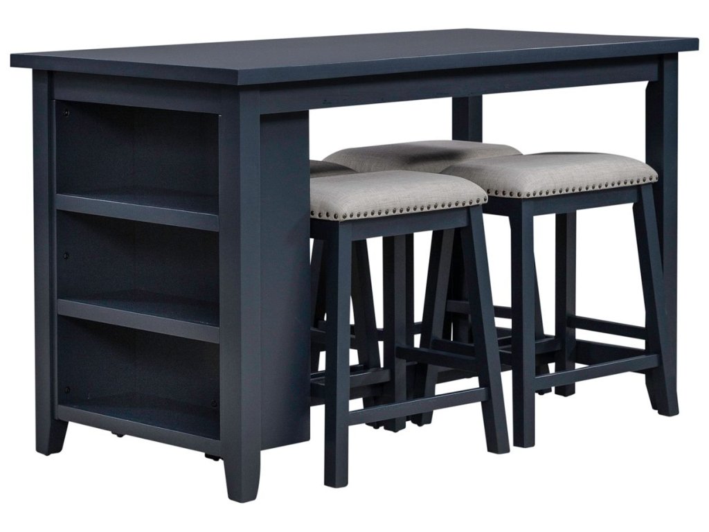 5 Piece Counter Set- Navy - image 1