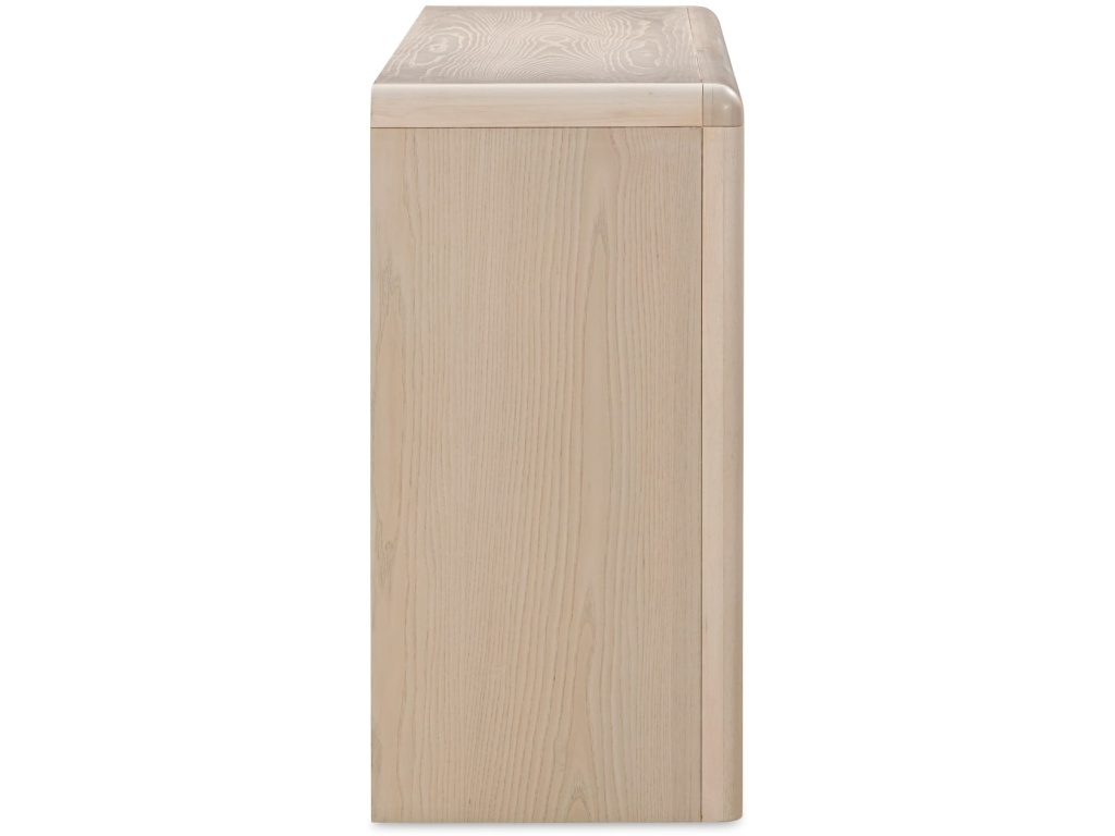 Liv Four Door Ash Wood Sideboard in White Sand - image 5