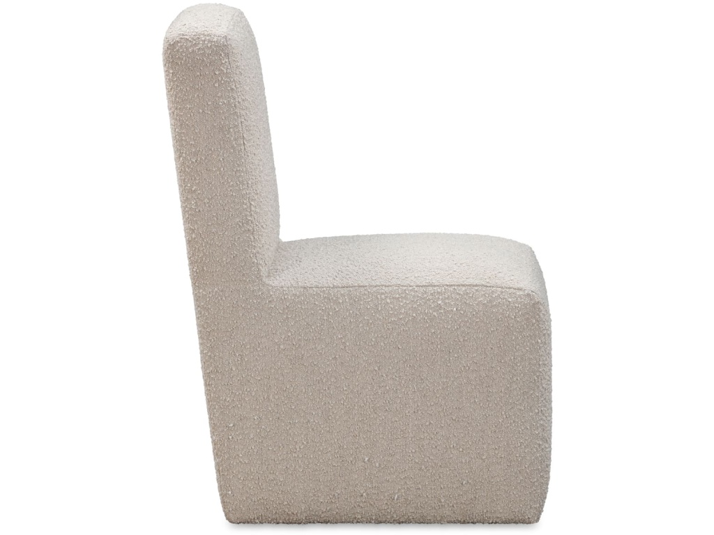 Liv Fully Upholstered Dining Chair in Brun Boucle - image 2