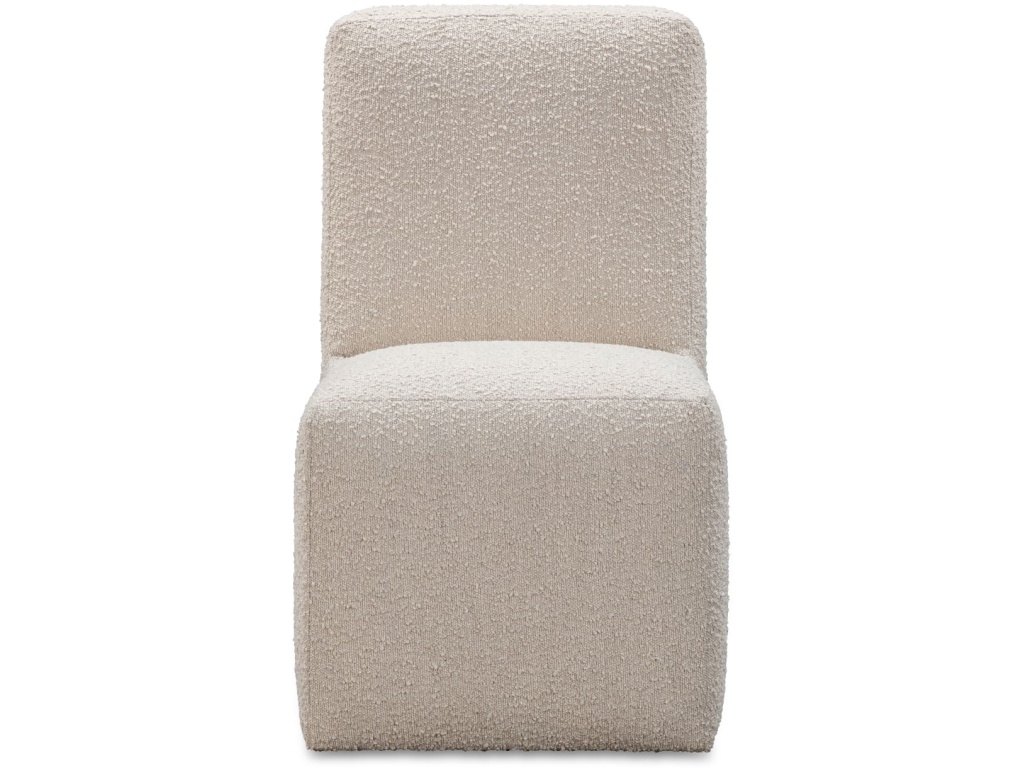 Liv Fully Upholstered Dining Chair in Brun Boucle - main image