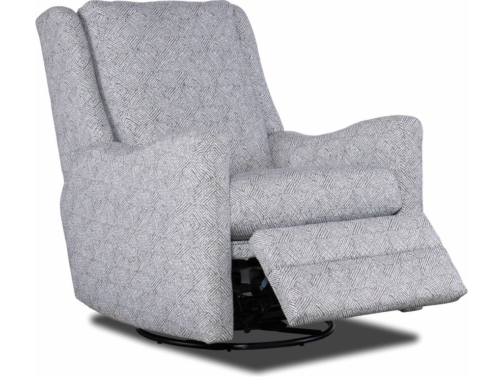Dimitri Swivel Glider Recliner Solid Back - Power Recline - image 3