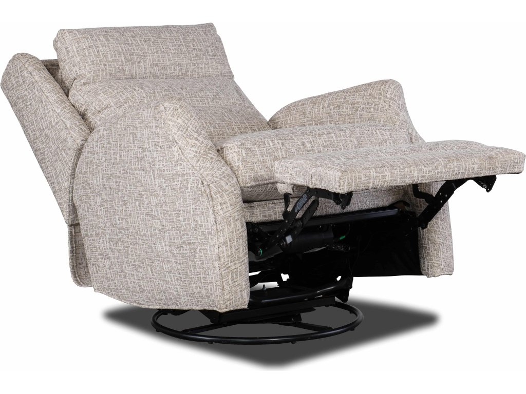 Darrien Swivel Glider Recliner Divided Back - Power Recline with Power Headrest - image 2