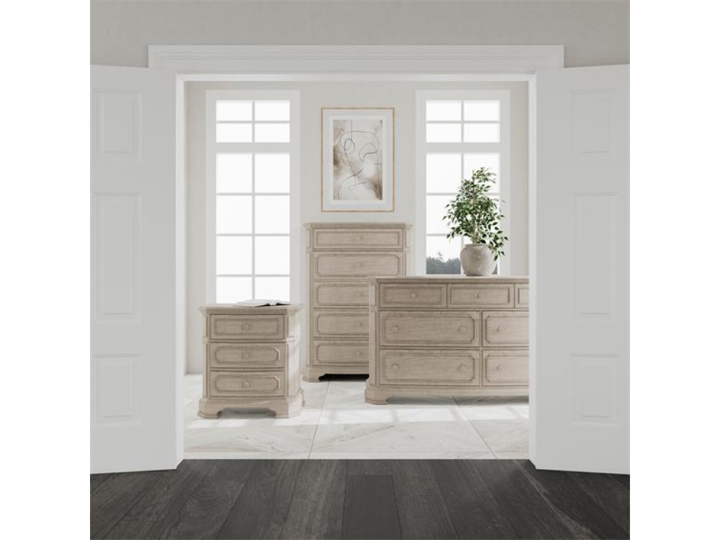 Three Drawer Nightstand - image 1
