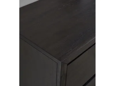 Lucerne Five-Drawer Metal Leg Chest in Vintage Coffee (2024)