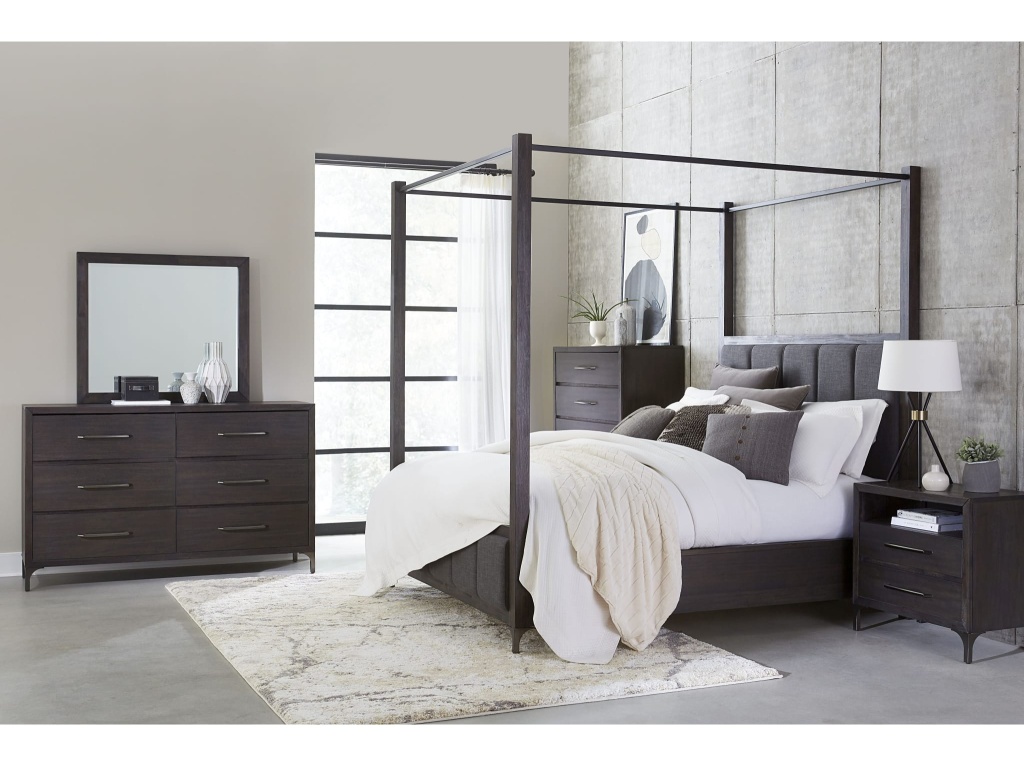 Lucerne Six-Drawer Metal Leg Dresser in Vintage Coffee (2024) - image 4