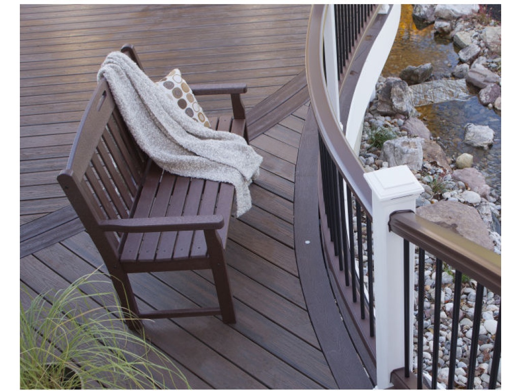 Trex Outdoor Furniture Yacht Club 48" Bench, alternate view 2