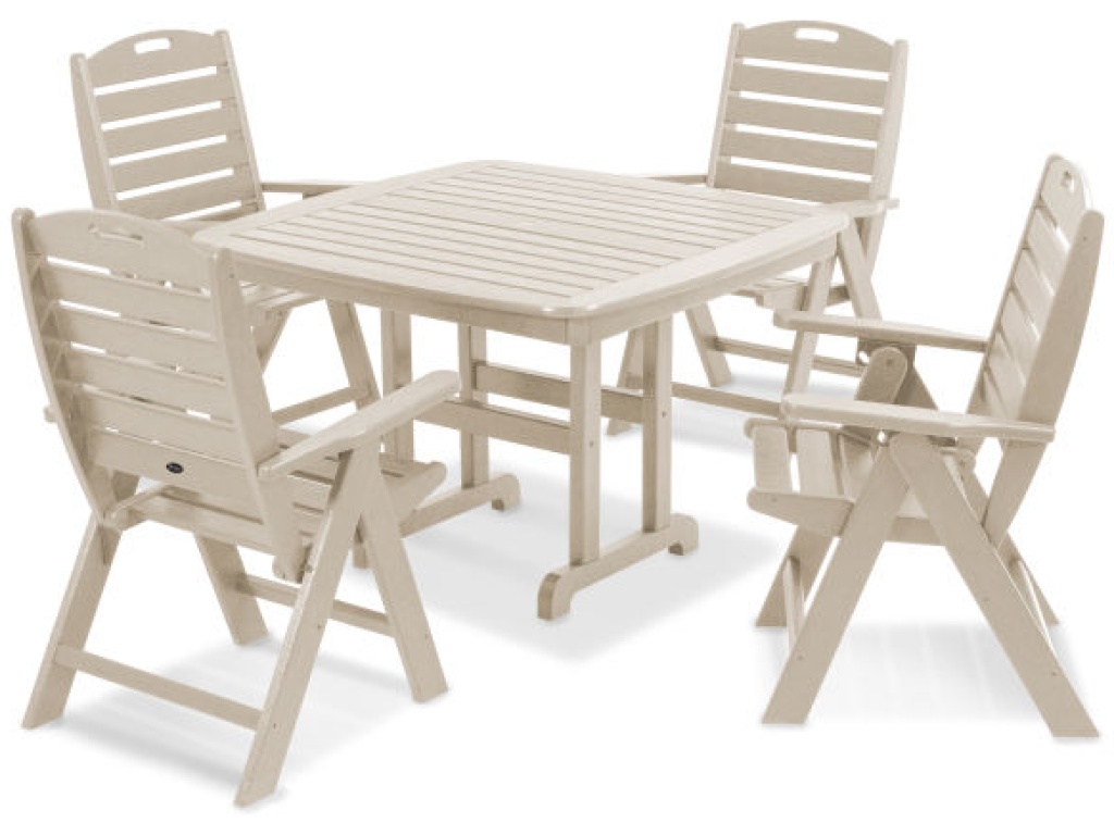 Yacht Club Highback 5-Piece Dining Set - main image