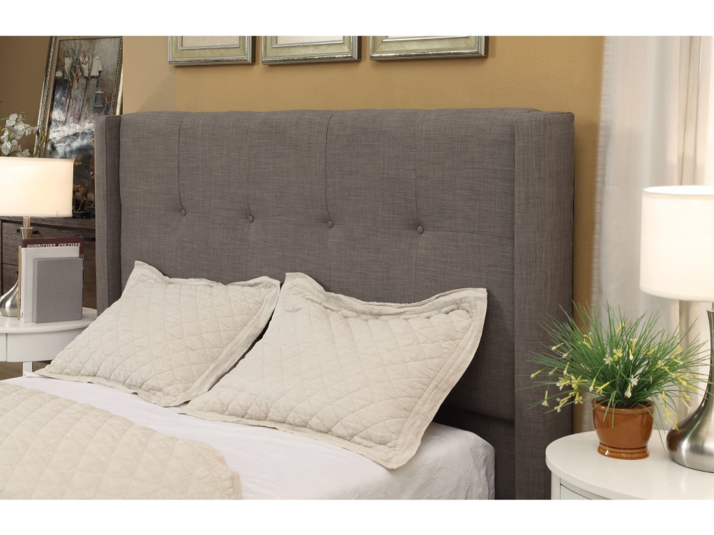 Madeleine Wingback Upholstered Platform Storage Bed - image 1