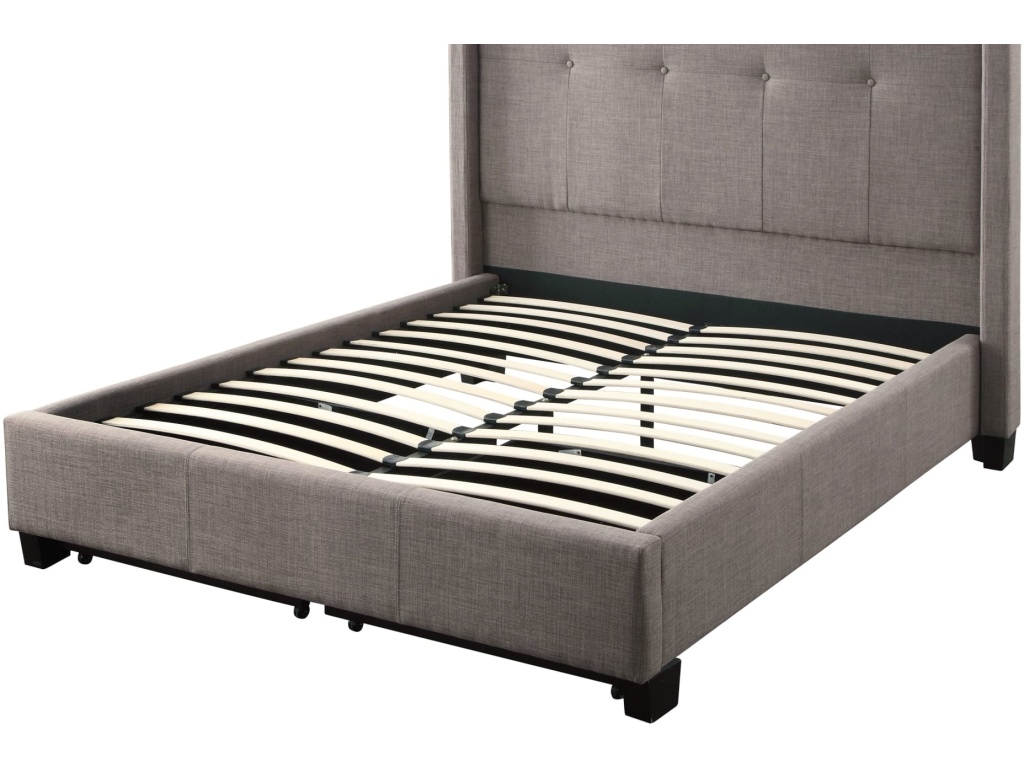 Madeleine Wingback Upholstered Platform Storage Bed - image 6