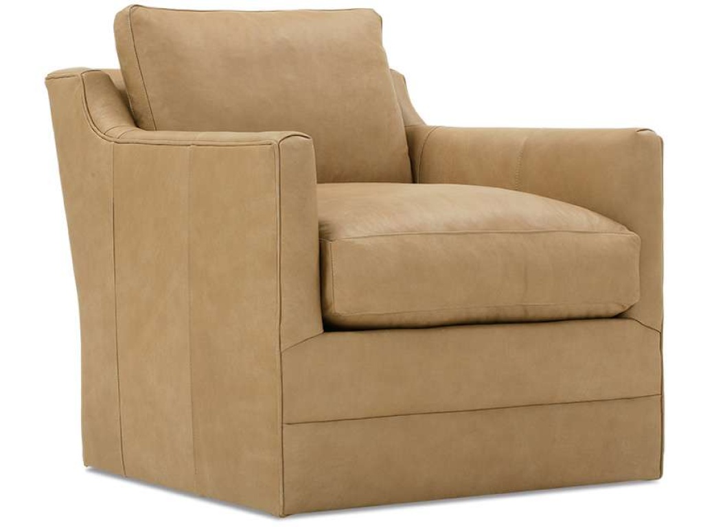 Rowe Madeline Leather Swivel Chair, alternate view 3