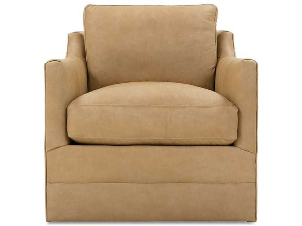 Rowe Madeline Leather Swivel Chair, alternate view 1