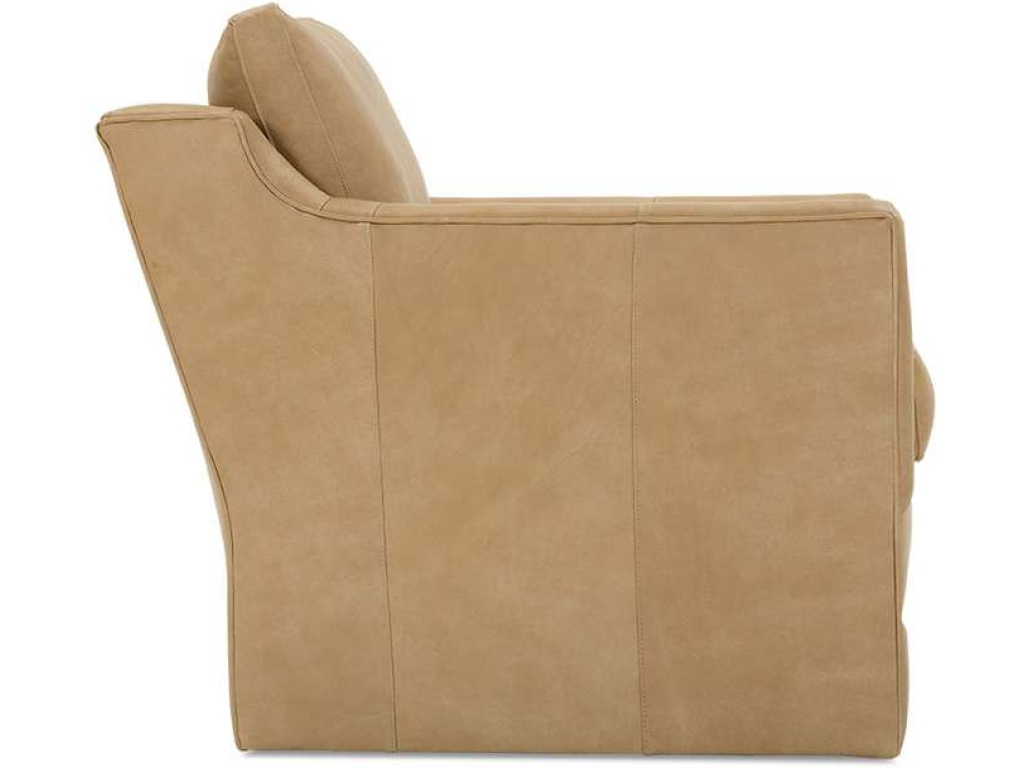 Rowe Madeline Leather Swivel Chair, alternate view 2