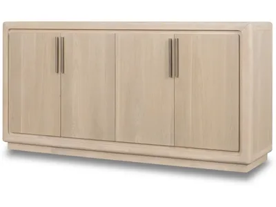 Magnolia 4 Door Wooden Sideboard in Daffodil