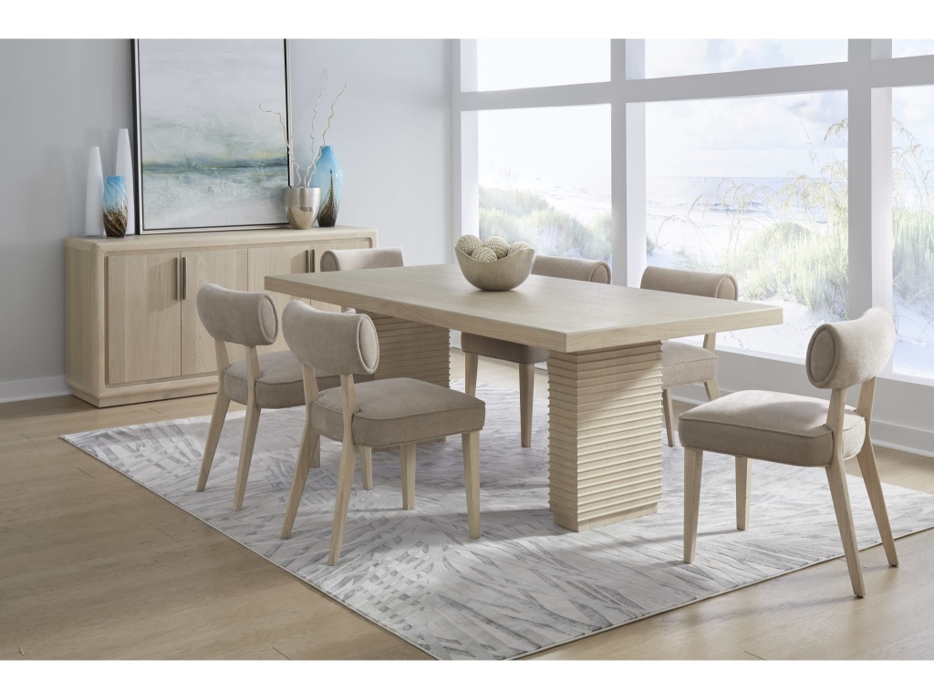 Magnolia Wood Frame Upholstered Dining Chair in Brown Sugar Chenille - image 5