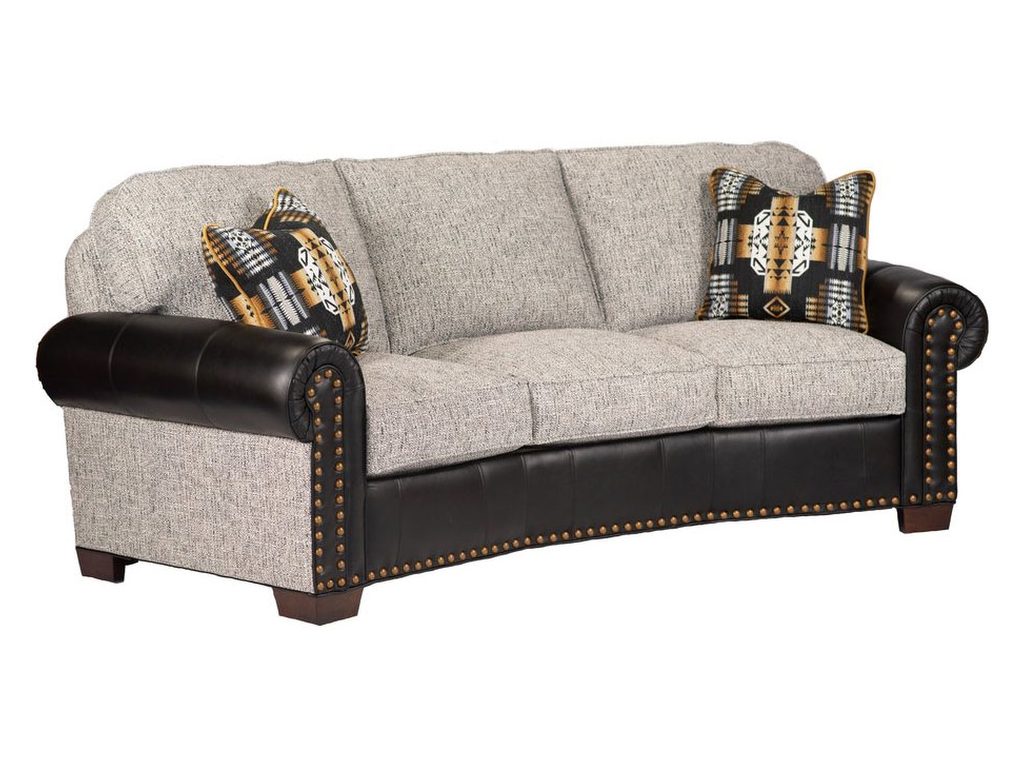 Conversation Sofa Three Cushion Sofa, alternate view 2