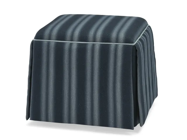 Lily Skirted Ottoman