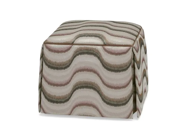 Lily Skirted Ottoman