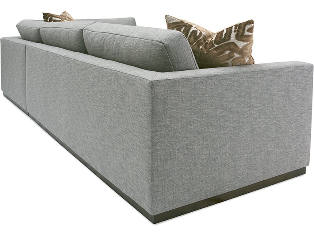 Slim Plush Sectional - image 1