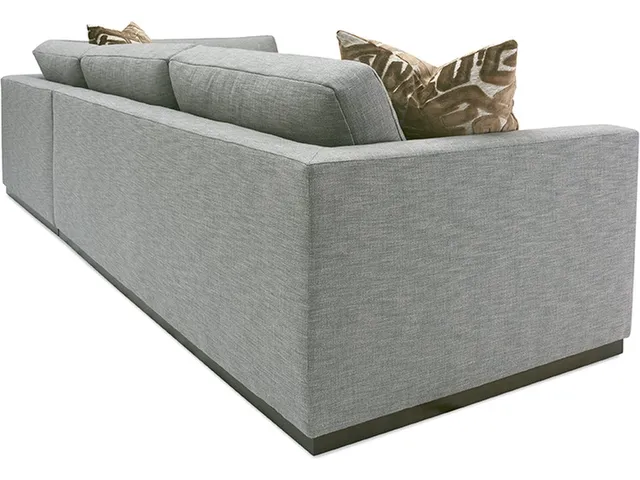 Slim Plush Sectional - Alternative View