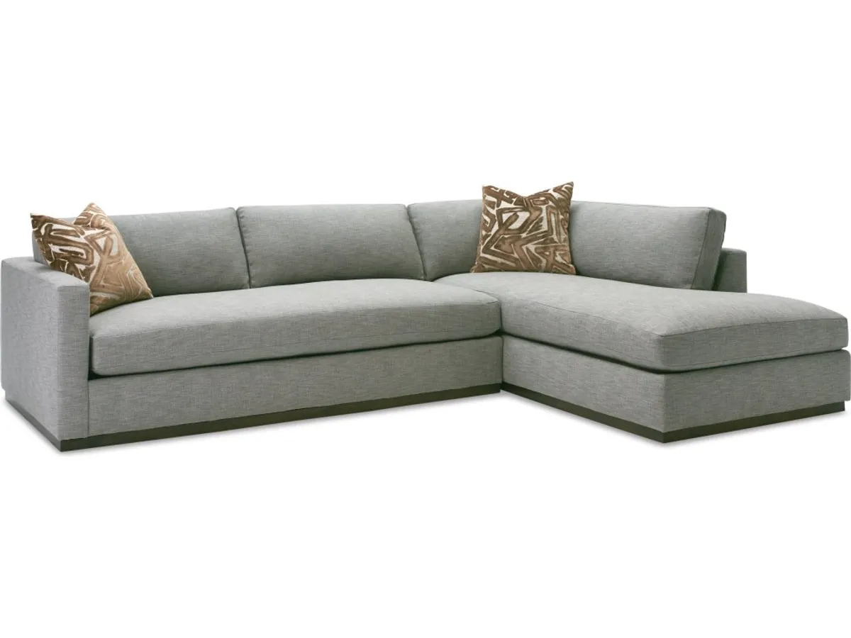 Slim Plush Sectional - primary view